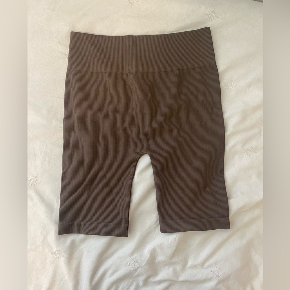 Brown Biker Shorts